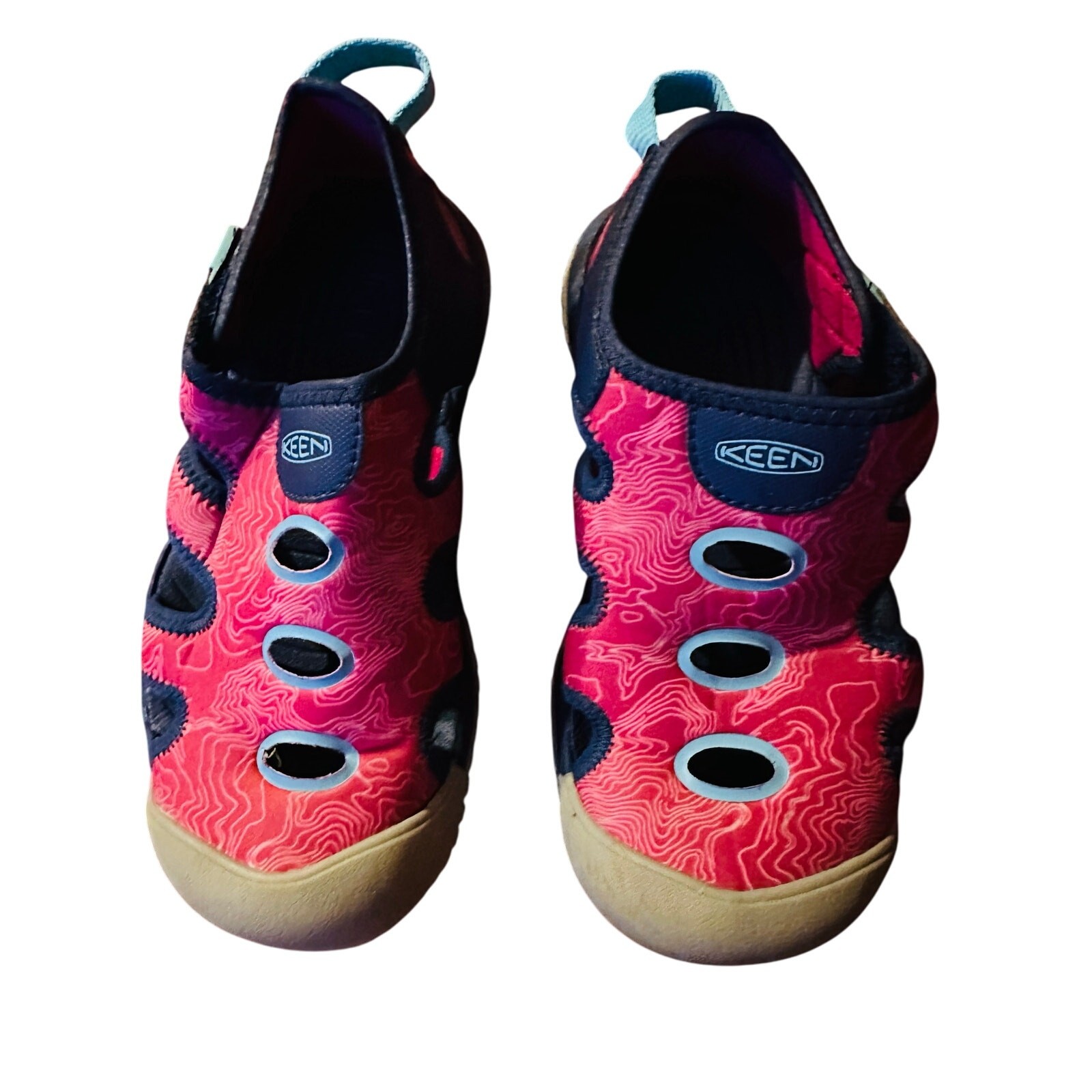 KEEN Sandali Bambina Anatomici Plantare Impermeabili Lavabili Scarpe Rosa Blu Tg 1