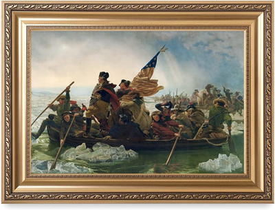 Washington Crossing the Delaware Framed Giclee Print by Emanuel Leutze