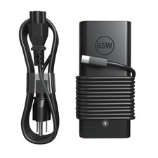USB Type C Laptop Charger 60W 65W for Dell XPS, Latitude  Chromebook Models