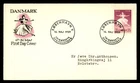 Mayfairstamps Denmark FDC 1959 Ballerina First Day Cover aaz_12761