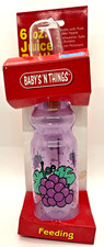 Baby's N Things Baby Juice Bottle 6oz Grapes VTG Vintage 2000 RARE