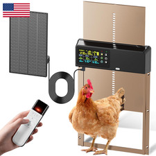 Tephrotrak Automatic Chicken Coop Door 3500Mah Solar Powered 656Ft Long-Range