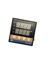 TERMOREGOLATORE DIGITALE 220 VOLT  0 + 400° C REX-C100 USCITA RELE'