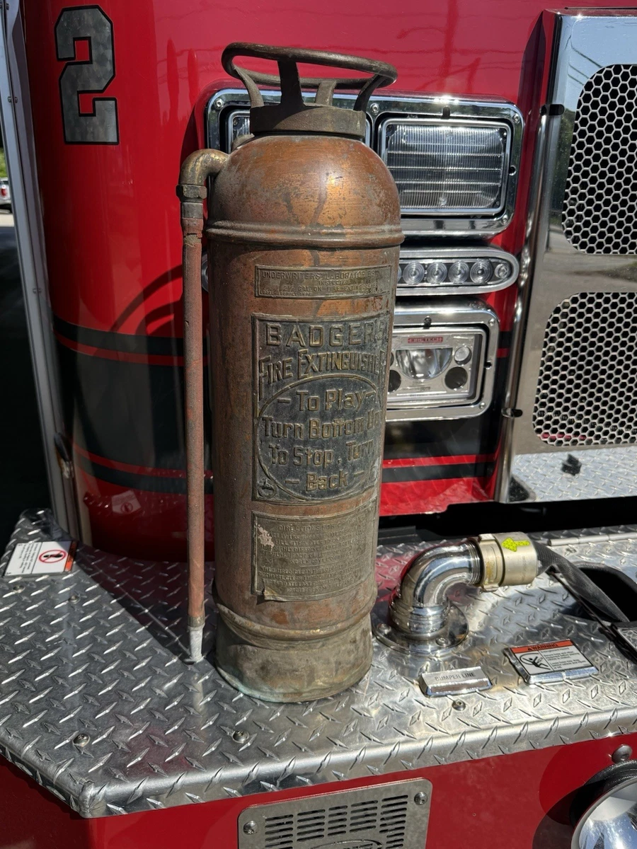 Badger Fire Extinguisher In Collectible Firefighting & Rescue