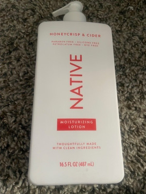 3 X NEW & RARE Native Honeycrisp & Cider Body Lotion
