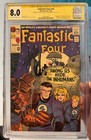 Marvel FANTASTIC FOUR #45 CGC 8.0 Signature Series STAN LEE