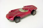 1960s HOT WHEELS REDLINE TURBOFIRE METALLIC ROSE w WHITE INTERIOR US