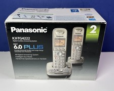 Panasonic KX-TG4222 Digital Cordless Answering System 2 Handsets Dect 6.0 Plus