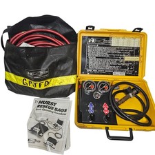 HURST Dual Safety Deadman Controller Jaws of Life Rescue System w/ Hoses