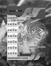 Piano Chord Templates Blank Piano Keyboard Chart as on cover 120 pages Enoug