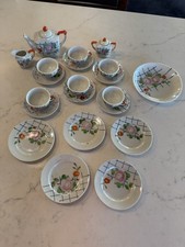 Japanese Porcelain Child s Miniature Tea Set