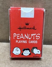 Vintage Peanuts Mini Playing Cards Football Snoopy Hallmark