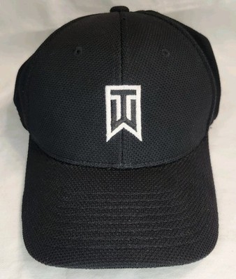 Tiger Woods Hat Nike One SQ L/XL Stretch Fit Golf Cap Black | eBay