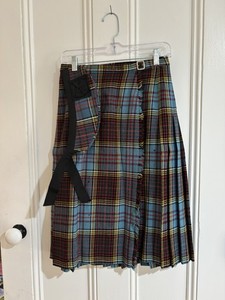 VTG Anderson Tartan Plaid Wool Kilt And Glengarry Bonnet Made In Scotland