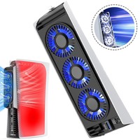 PS5 LüFter KüHler FüR Playstation 5 Mit Led Licht & Usb Anschluss 3 Cooling-Fans