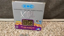 KMC 10 Speed X10SL Gold Tone Chain 116 Links Superlight - NEW