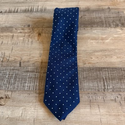 GAP Kids Boys Navy Polka Dot Neck Tie 100% Polyester Short 2.5'' Wide One Size