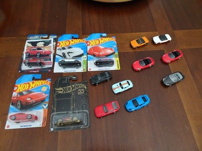 Lot of 14 Porsche Variations, 9 Mattel Hot Wheels Porsche & 5 Matchbox Porsche
