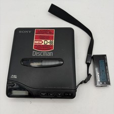 Vintage Sony Discman D-66 Portable CD Player w/ Battery Repair or Parts