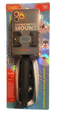 Tenikle PRO Flexible Tripod Bendable Suction Cup Camera Phone Mount New Sealed