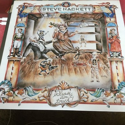 STEVE HACKETT PLEASE DONT TOUCH JAPANESE CHARISMA VINYL LP RECORD INSERT GENESIS