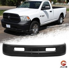 Black Steel Front Bumper Face Bar For 2013-2018 Dodge Ram 1500 19-24 Classic