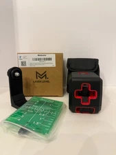 Motovera 100ft Laser Level - Green Cross 2 Line - 4 Brightness - Waterproof