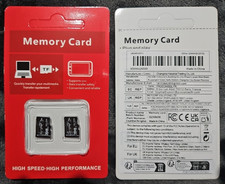 2 Pack Class 10 Micro SD TF Memory Cards 2GB 10X NEW IN PACKAGE FREE SHIPPING