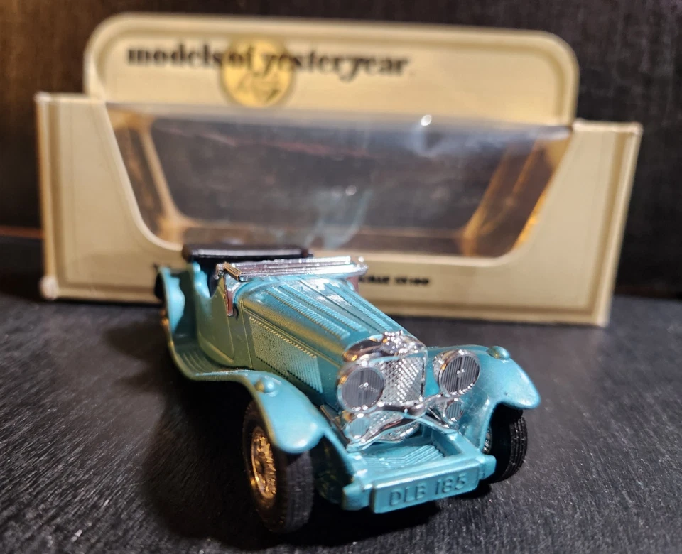 MATCHBOX MODELOS DE ANTAÑO Y-1 AZUL 1936 JAGUAR SS 100 CONVERTIBLE 1978 NUEVO EN CAJA Foto 2 de 4