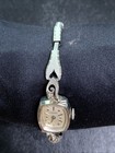 Vintage 14K Longines Diamond Ladies Watch White Gold Runs Swiss  As Is Womens — photo 2