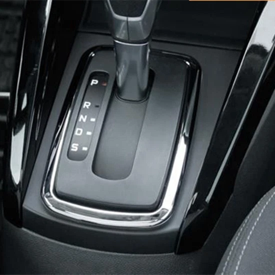 Cubierta de panel de cambio de marchas de consola cromada para Ford EcoSport 2018-2022 Foto 2 de 4
