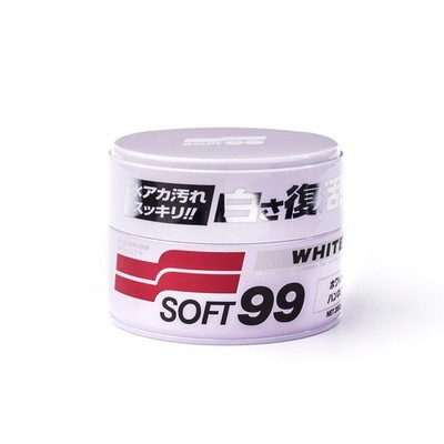 (57,11 EUR/kg) Soft99 White Soft Wax helle Autolacke Versiegelung Lack 350g