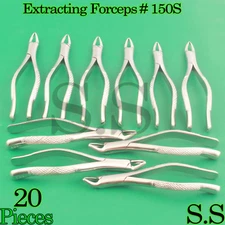 20 EXTRACTING FORCEPS # 150S DENTAL SURGICAL INSTRUMENTS 