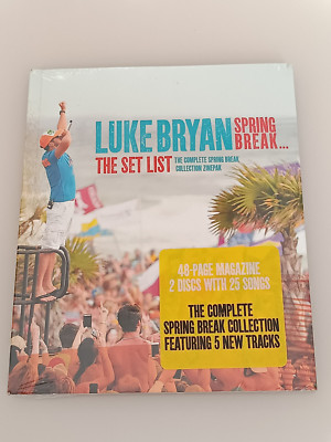 Spring Break: The Set by Luke Bryan (2CD+48 Page Magazine, Mar-2015)