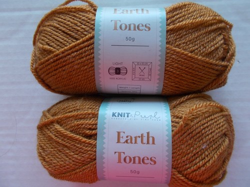 Knit & Purl Erdtöne Garn, Karamell, Menge 2 (146 Yards pro Stück) - Bild 1 von 2