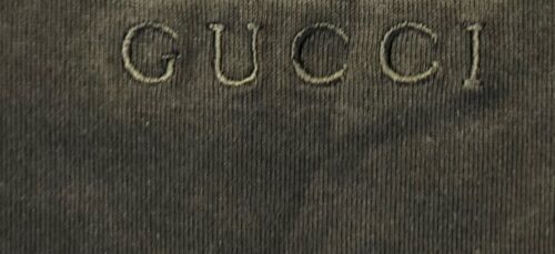 Gucci Cotton Jersey Tee Shirt with Embroidery black sz L - Picture 4 of 4