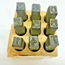 NEW  NUMBER STAMP SET 0 THRU 8, 9 PK