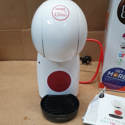Nescafé Dolce Gusto Piccolo XS Manual Coffee Machine Krups KP1A0140, White  b381 | eBay