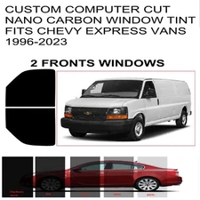 Premium Nano Carbon Precut Tint fits Chevrolet Express Van 1996-2025 Tint
