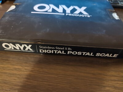 Onyx Products, 5lb Digital Postal Scale, Stainless Steel