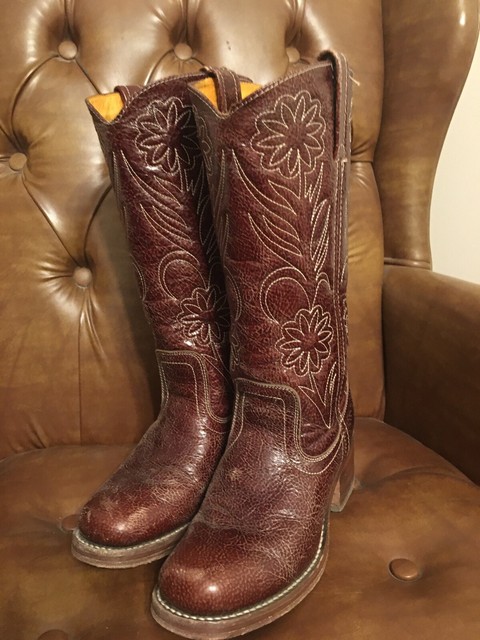 frye cowboy boots ebay