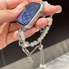 Mermaid Heart Pearl Metal Band For Apple Watch S9/8/7/6/5/4/SE