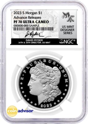 2023 S Proof Silver Morgan Dollar NGC PF70 Ultra Cameo Advance