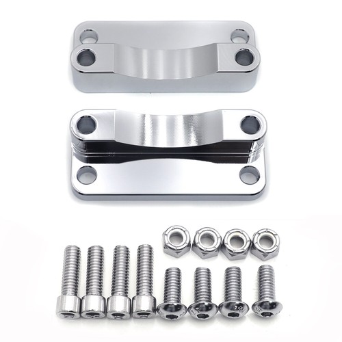 Chrome Front Fender Relocator Kit For Harley Touring FLHT FLHR 2003-2013 - Bild 1 von 7