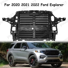 Front Radiator Support Panel Air Shutter Grille For 2020 2021-2023 Ford Explorer