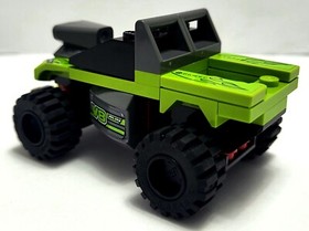 LEGO Racers 8192 Lime Racer 2010 - Complete