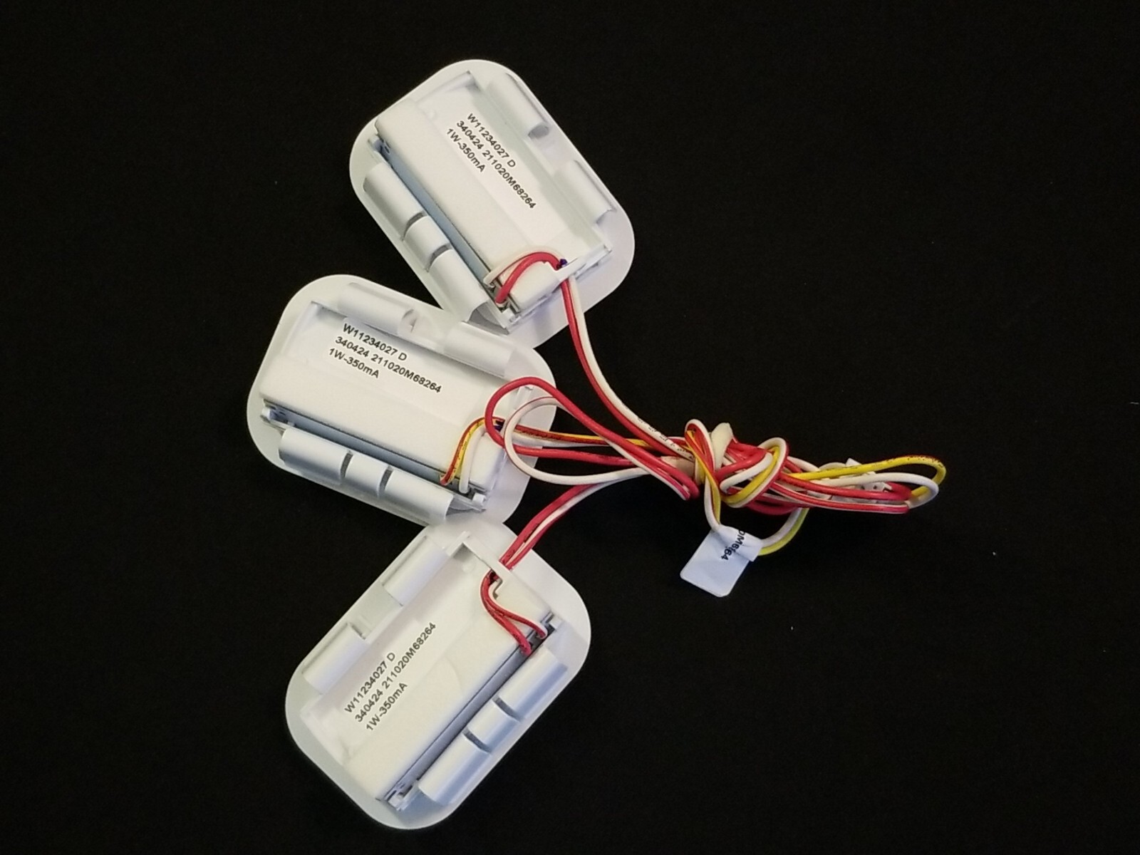 KITCHENAID REFRIGERATOR Light LED Module W11234027 (3 pc Kit) WHITE