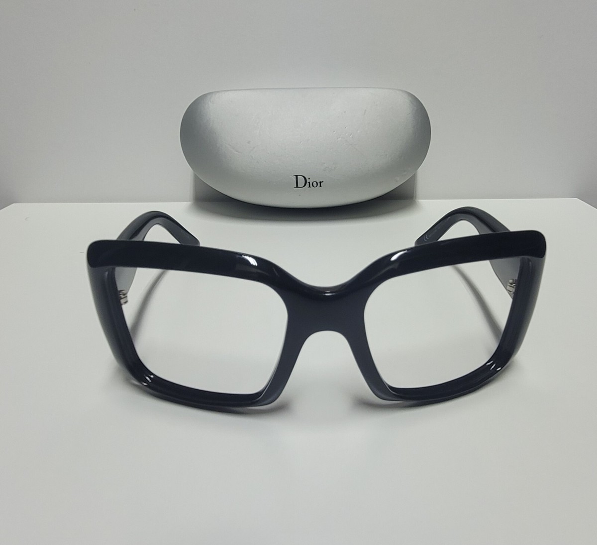 Christian Dior Couture 1 584LF Sunglasses Big D Black Christian Dior Couture 1 584LF Sunglasses Big D Black