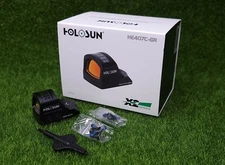 Holosun 2 MOA Green Dot Open Solar Reflex Sight, RMR Footprint - HE407C-GR X2