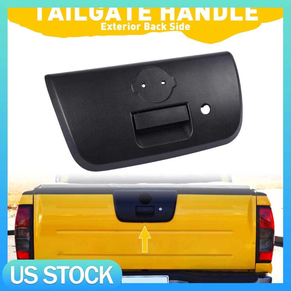 For 2001-2004 Nissan Frontier Rear Tailgate Door Handle w/Bezel